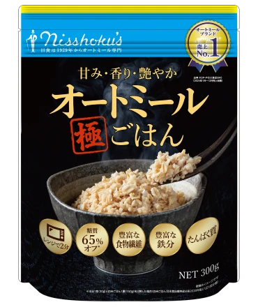 甘み・香り・艶やかオートミール極ごはん